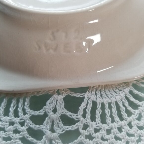 Nova Scotia Shell-Shaped Trinket Dish NS Map Sandland England Vintage Rare Find - Picture 9 of 9